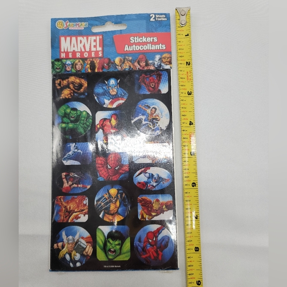 2006 Marvel Heroes Sandylion Stickers Avengers X-men Fantastic Four Characters - Picture 3 of 4